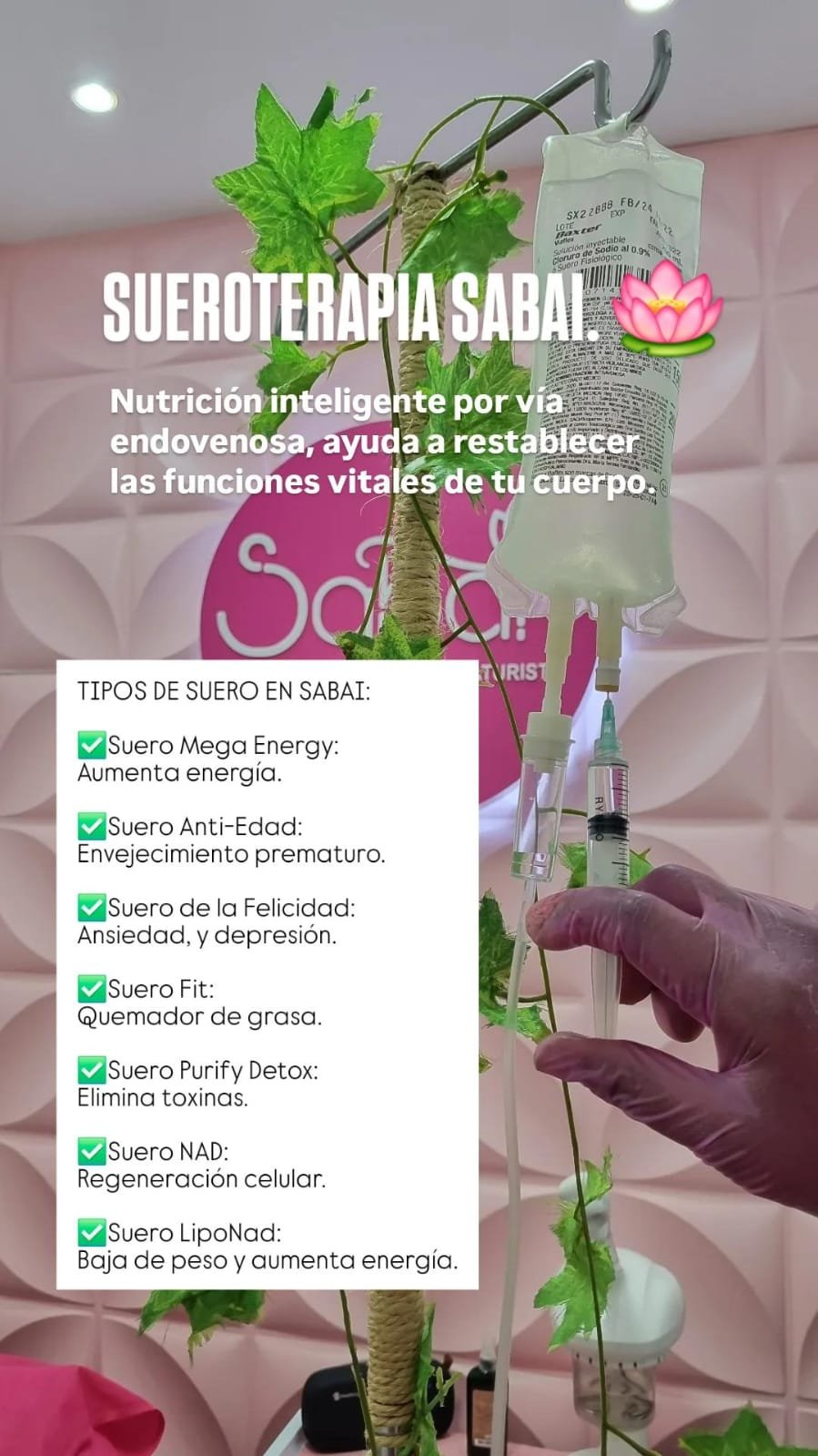 Sueroterapia iv therapy NAD cali sur